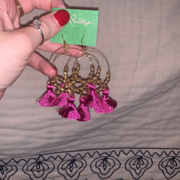 Lilly Pulitzer Jewelry - Lily Pulitzer frilly earrings
